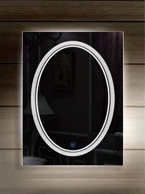 Gương phòng tắm màn hình cảm ứng thông minh LED B38 với màn hình hiển thị nhiệt độ